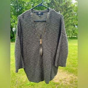 ABS Sage Green Half Zip Sweater sz L